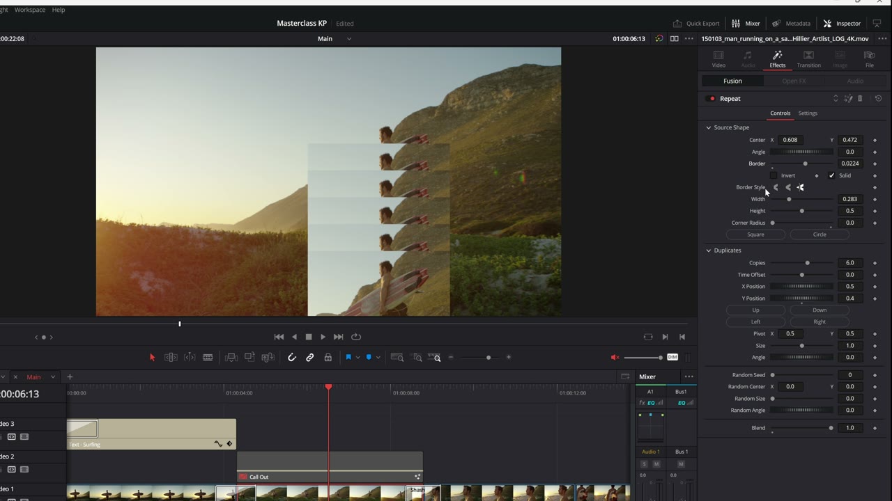 Uso de efectos dentro de Edit