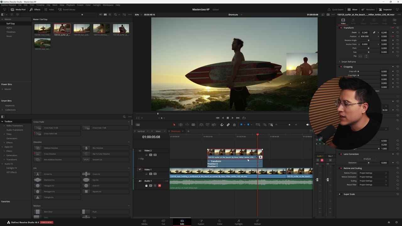 Animación mediante keyframes