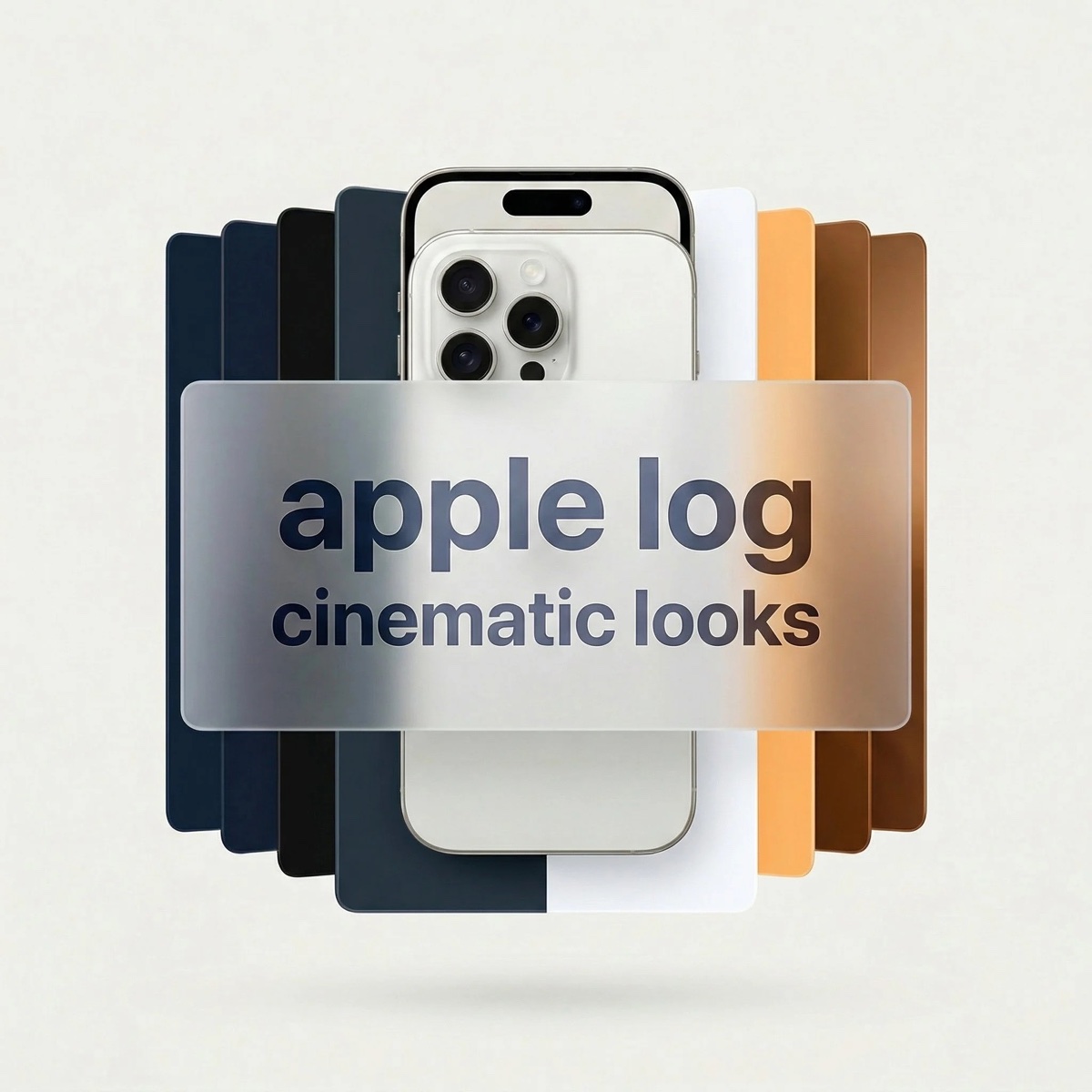 Portada de apple log cinematic luts