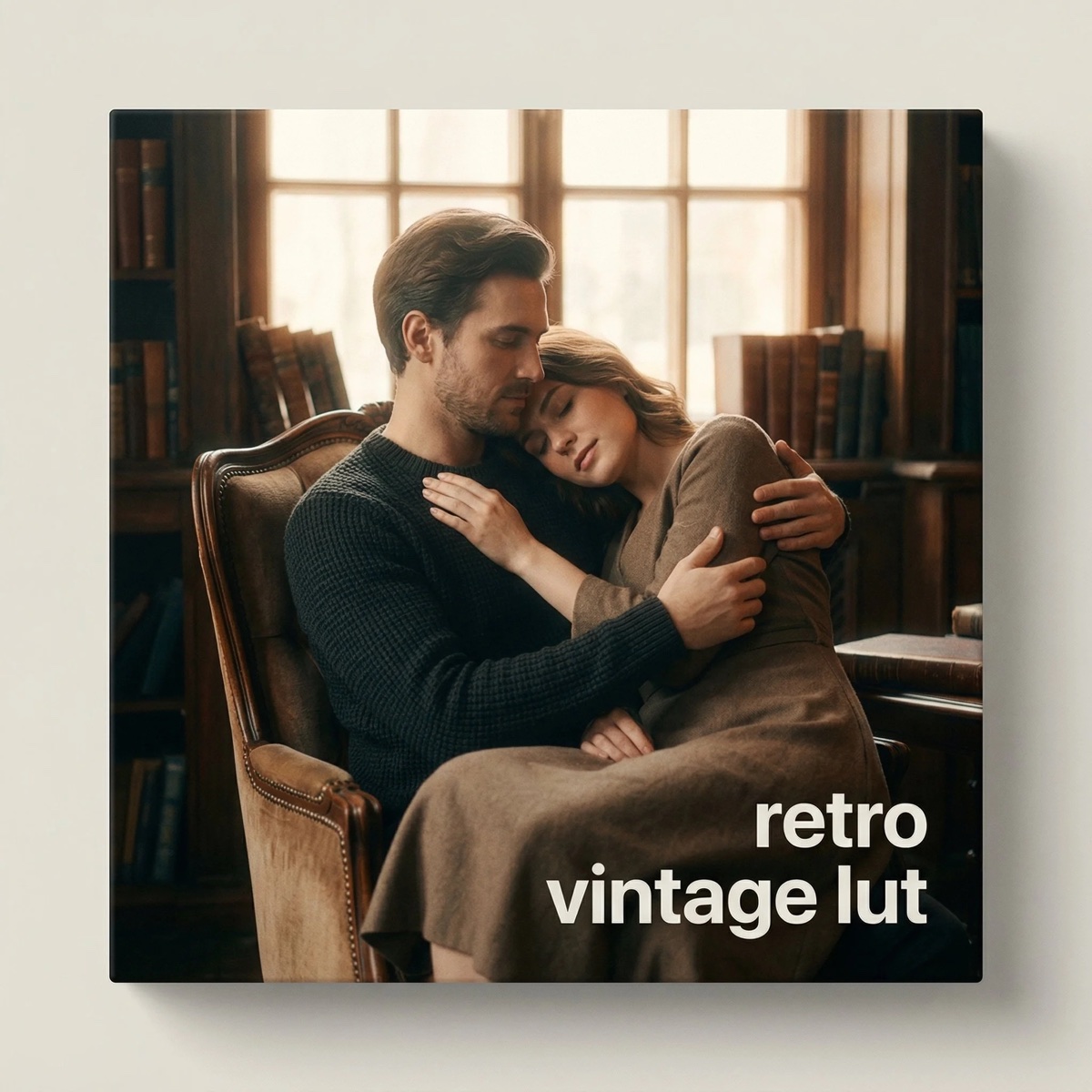 Portada de retro vintage lut